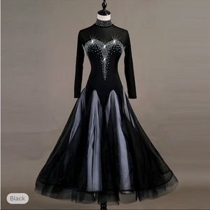Smooth Ballroom Dance gown - Size XXXL fits like 12/14
